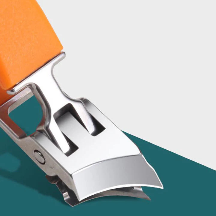 Wide Grip Nail Clippers with Stainless Steel Blades for Thick Nails All Vera Mart