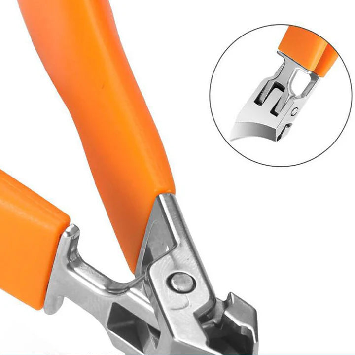 Wide Grip Nail Clippers with Stainless Steel Blades for Thick Nails All Vera Mart