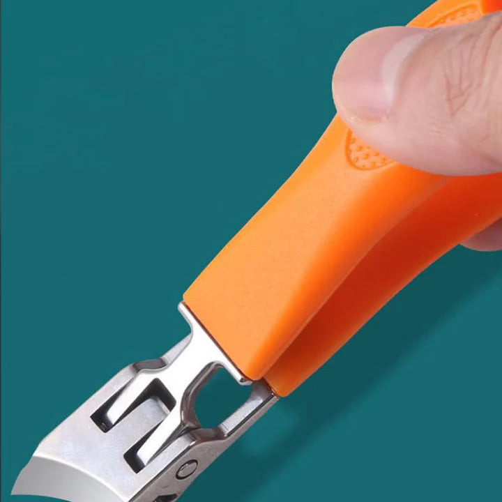 Wide Grip Nail Clippers with Stainless Steel Blades for Thick Nails All Vera Mart