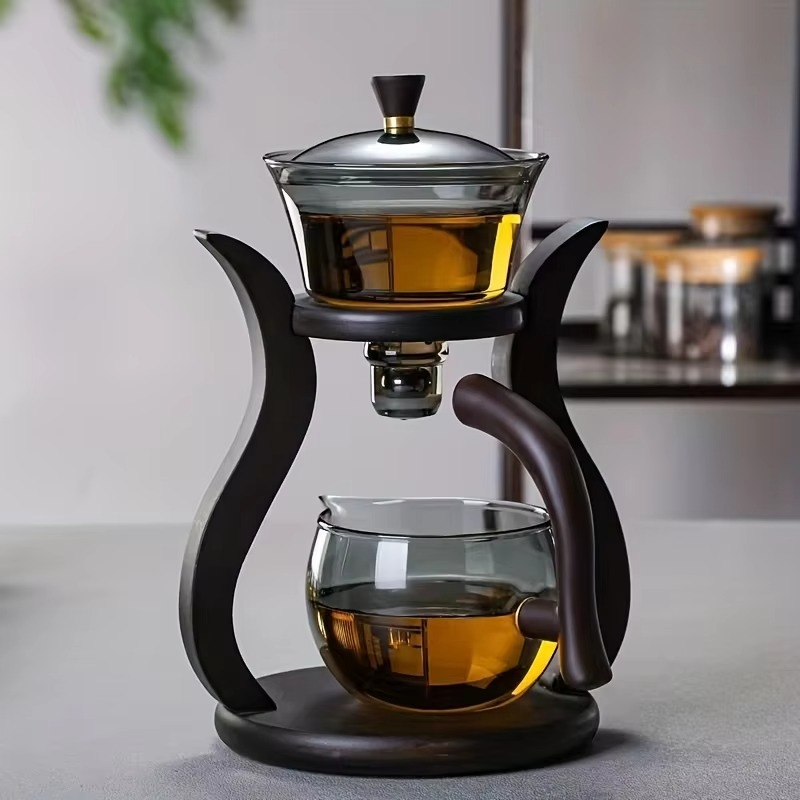 Magnetic Glass Drip Pot for Coffee and Tea, 20oz Capacity with Infuser All Vera Mart