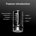 Wireless Tattoo Pen with 10,000 RPM Brushless Motor and LED Display, 10-Hour Battery All Vera Mart