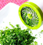 Handheld Herb Mill with Stainless Steel Rotating Blades and Removable Lid All Vera Mart