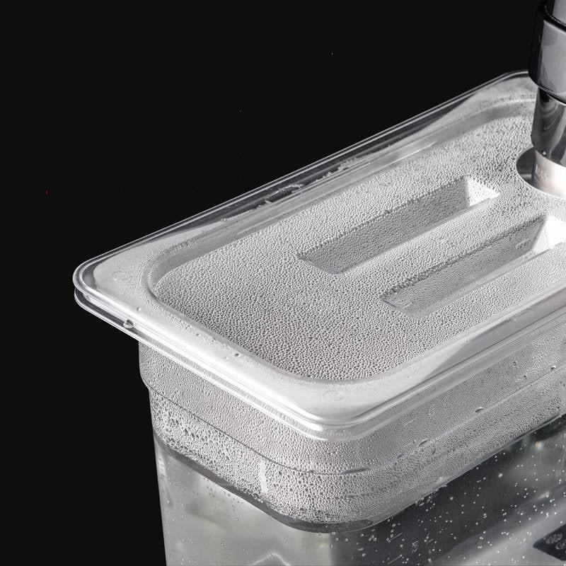 Polycarbonate Sous Vide Container with Fitted Lid and Internal Measurement Marks, 6L and 11L Options All Vera Mart