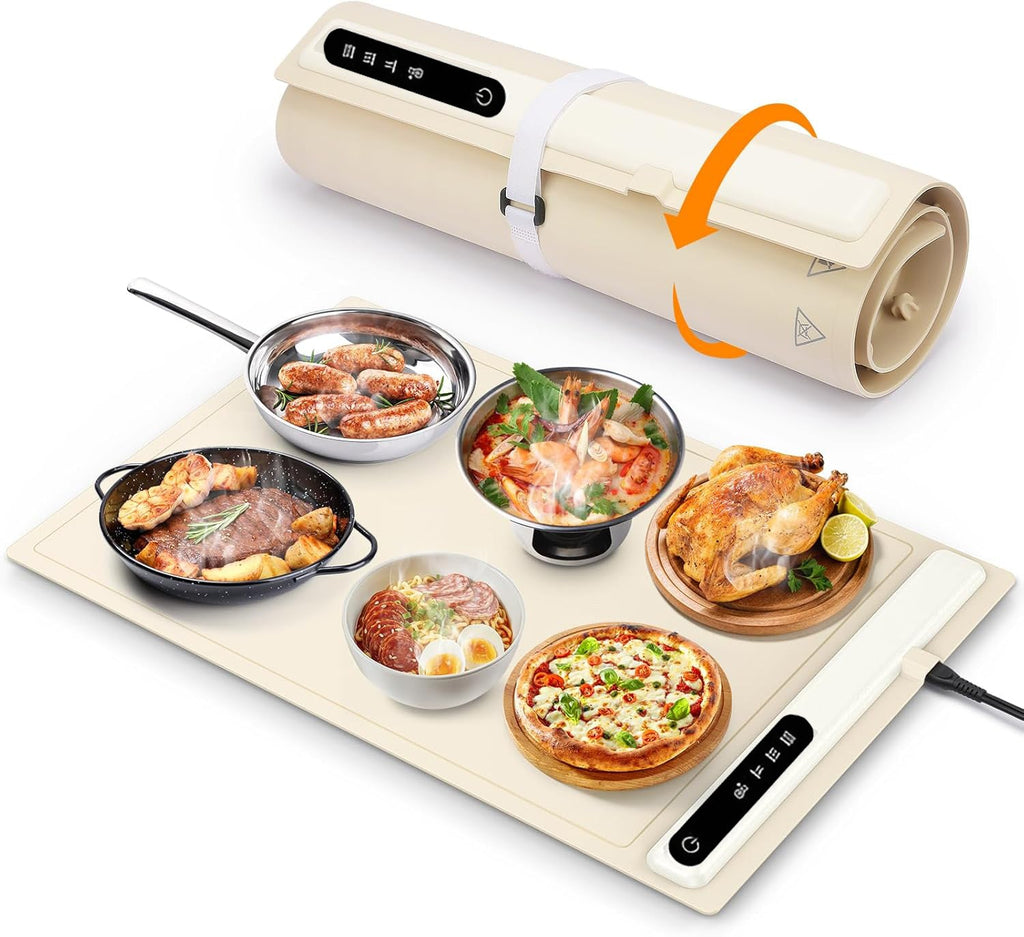 Food Warming Tray with 17 Temperature Settings and 6-Hour Timer All Vera Mart