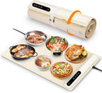 Food Warming Tray with 17 Temperature Settings and 6-Hour Timer All Vera Mart