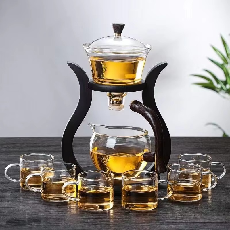Magnetic Glass Drip Pot for Coffee and Tea, 20oz Capacity with Infuser All Vera Mart