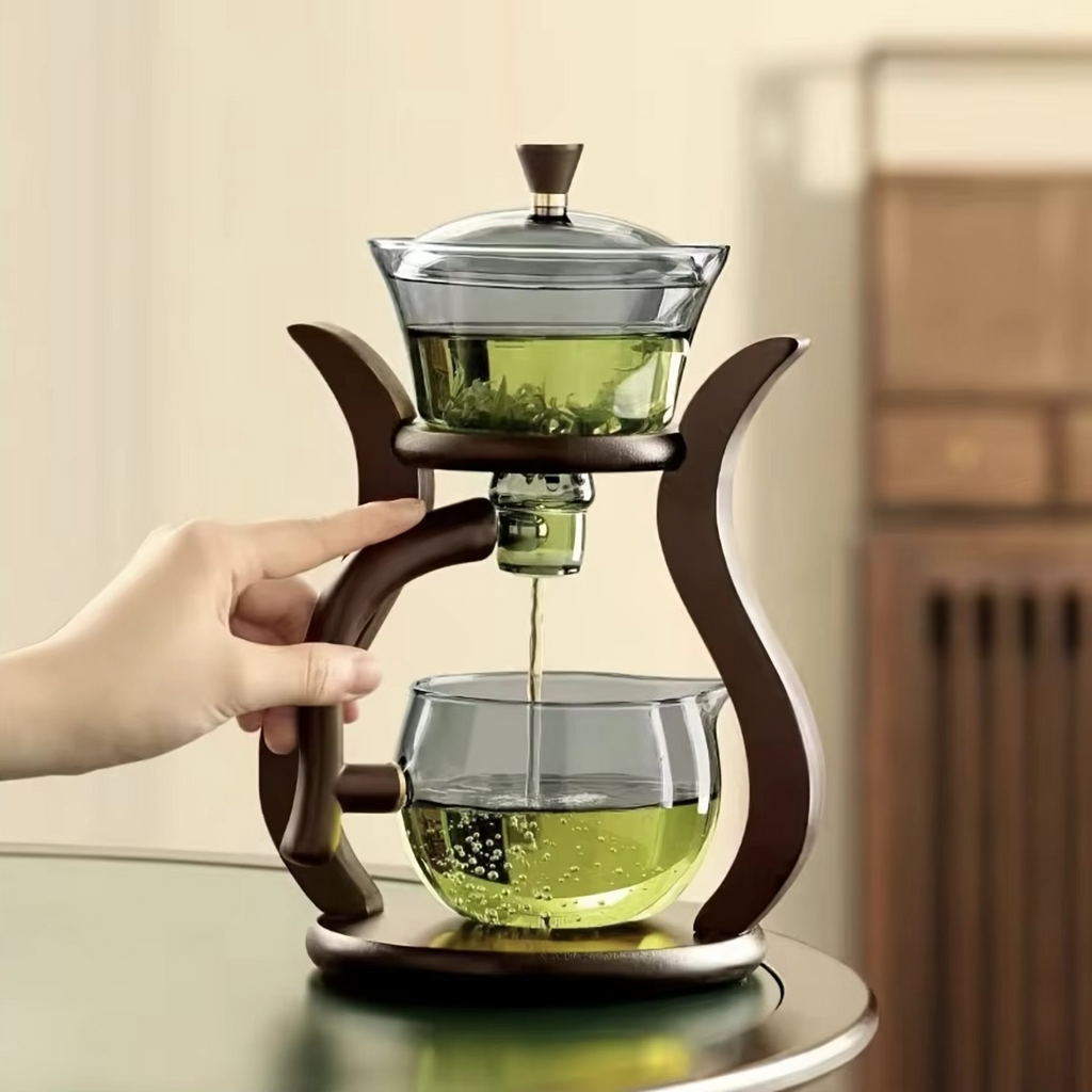 Magnetic Glass Drip Pot for Coffee and Tea, 20oz Capacity with Infuser All Vera Mart