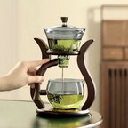 Magnetic Glass Drip Pot for Coffee and Tea, 20oz Capacity with Infuser All Vera Mart