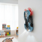 Wall Climbing RC Stunt Car with Suction Drive, 360 Degree Spins and LED Lights in Blue or Red