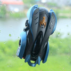 Wall Climbing RC Stunt Car with Suction Drive, 360 Degree Spins and LED Lights in Blue or Red
