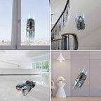 Wall Climbing RC Stunt Car with Suction Drive, 360 Degree Spins and LED Lights in Blue or Red