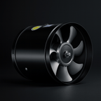 Quiet Bathroom Extractor Fan at 32 dB with ABS Housing in Black or White and 4 Sizes