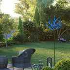 Metal Wind Spinner with Ground Stake for Gardens and Patios All Vera Mart