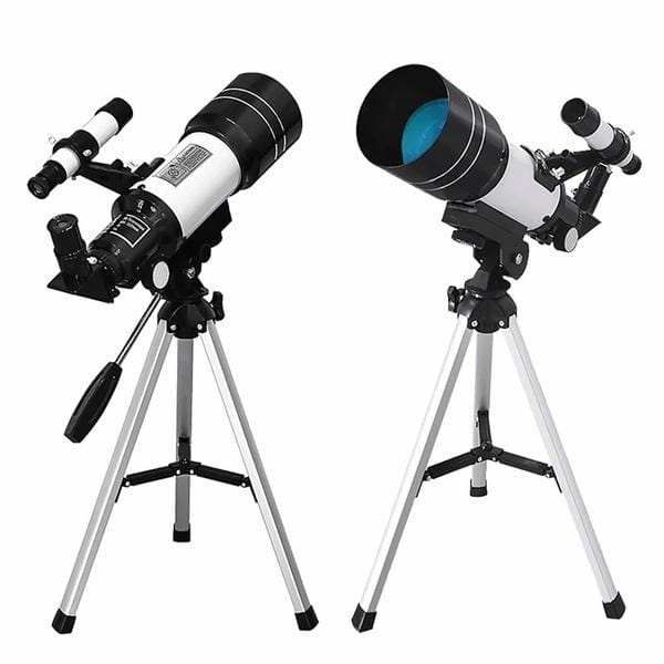Beginner Refractor Telescope 70mm with Smartphone Adapter and Adjustable Tripod All Vera Mart