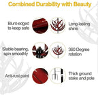 Metal Wind Spinner with Ground Stake for Gardens and Patios All Vera Mart