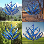 Metal Wind Spinner with Ground Stake for Gardens and Patios All Vera Mart