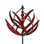 Metal Wind Spinner with Ground Stake for Gardens and Patios All Vera Mart