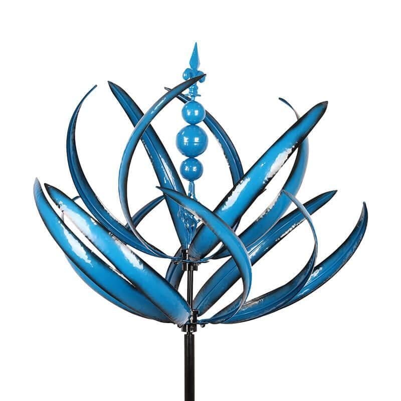 Metal Wind Spinner with Ground Stake for Gardens and Patios All Vera Mart