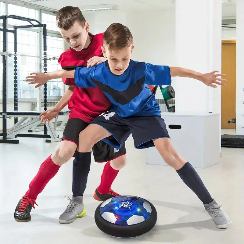 Hovering Soccer Ball with LED Lights and Soft Foam Bumper, USB Rechargeable All Vera Mart