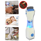 Battery Powered Lice Comb with Rounded Teeth and Disposable Filter All Vera Mart
