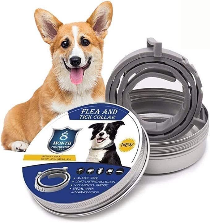 Pet Pest Control Collar with 8-Month Protection and Adjustable Fit All Vera Mart