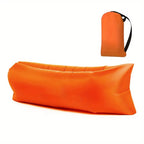 Portable Air Lounger with Pump-Free Inflation and Buckle Closure, 440lb Capacity All Vera Mart