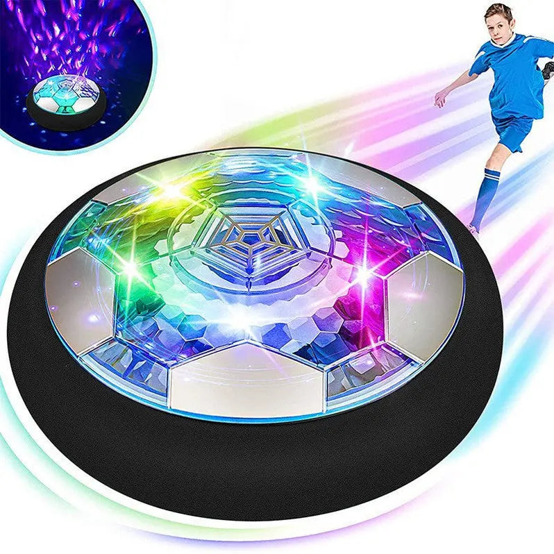 Hovering Soccer Ball with LED Lights and Soft Foam Bumper, USB Rechargeable All Vera Mart