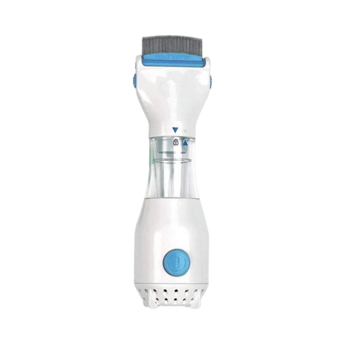 Battery Powered Lice Comb with Rounded Teeth and Disposable Filter All Vera Mart