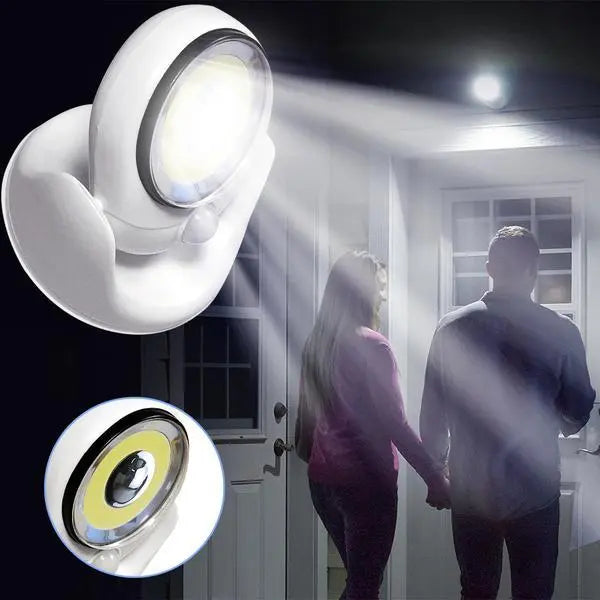 Outdoor Motion Sensor Light with Magnetic Mount and Weatherproof Housing, Battery Powered All Vera Mart
