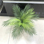 Artificial Palm Leaves Set of 12 for Tropical Party Decor and Events All Vera Mart