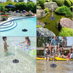 Floating Solar Water Fountain for Birdbaths and Garden Ponds All Vera Mart