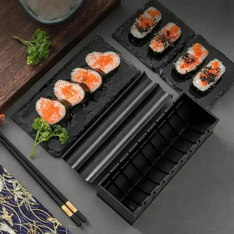 Sushi Mold Kit with Three Shaping Forms and Cutting Guide All Vera Mart