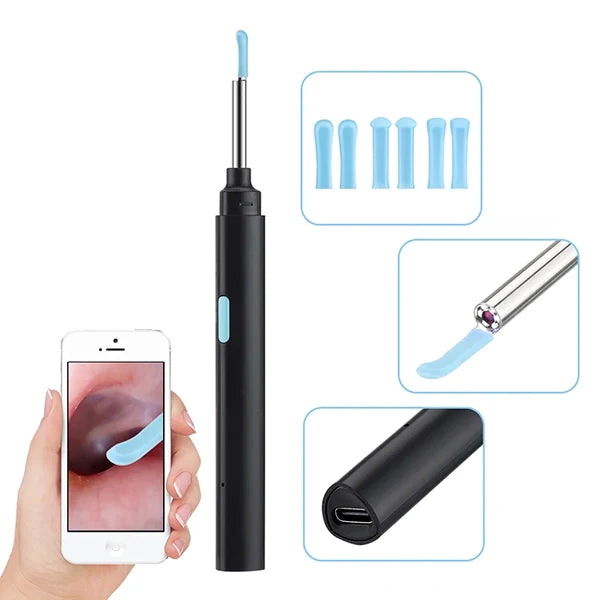 Ear Inspection Camera with 20X Magnification and Wireless App Control All Vera Mart