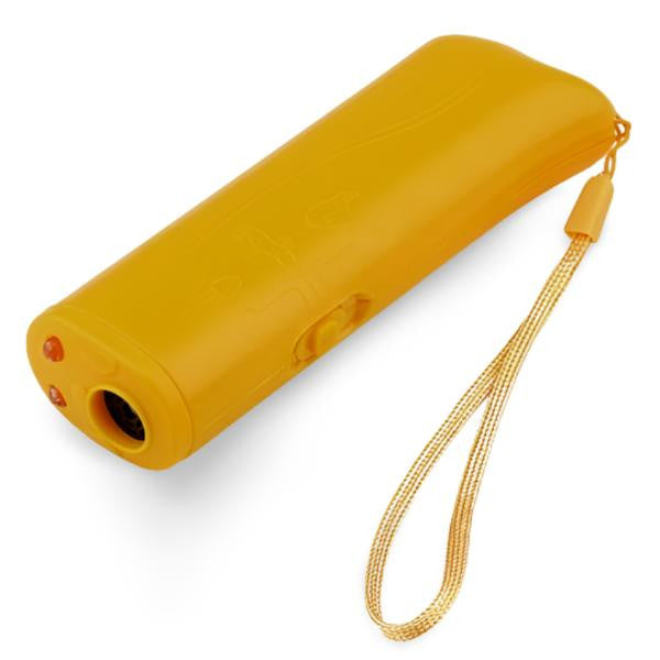 Ultrasonic Dog Training Device with LED Flashlight and Button Activation All Vera Mart