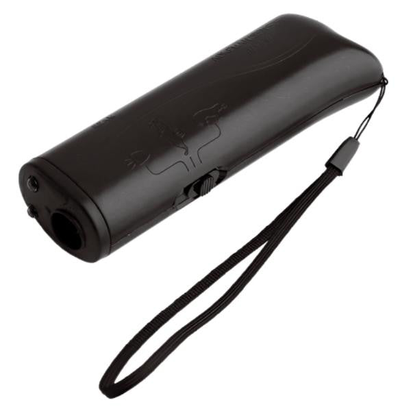 Ultrasonic Dog Training Device with LED Flashlight and Button Activation All Vera Mart