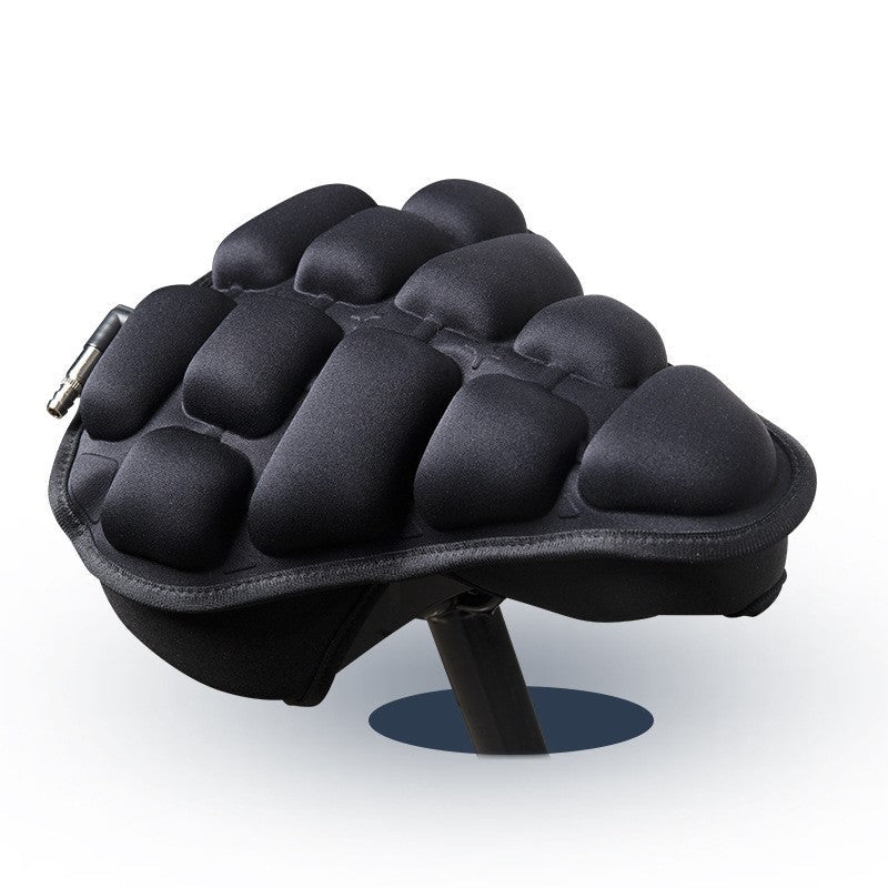 Air Convection Bicycle Seat Cushion with Airbag Grid and Anti-Slip Base All Vera Mart