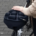 Air Convection Bicycle Seat Cushion with Airbag Grid and Anti-Slip Base All Vera Mart