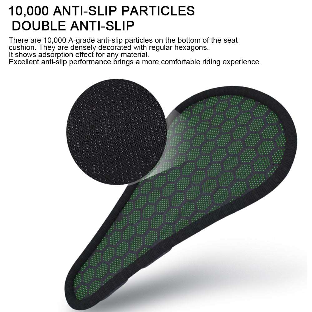 Air Convection Bicycle Seat Cushion with Airbag Grid and Anti-Slip Base All Vera Mart