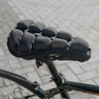 Air Convection Bicycle Seat Cushion with Airbag Grid and Anti-Slip Base All Vera Mart