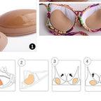 Adhesive Swimsuit Insert Pads with Molded Shape and Silicone Backing All Vera Mart
