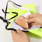 Adhesive Swimsuit Insert Pads with Molded Shape and Silicone Backing All Vera Mart