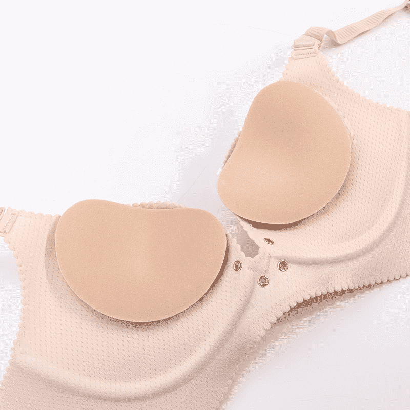 Adhesive Swimsuit Insert Pads with Molded Shape and Silicone Backing All Vera Mart