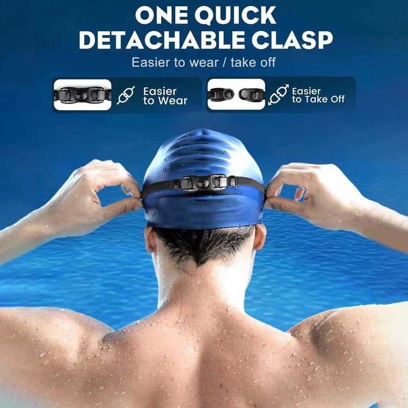 Swimming Goggles with 180-Degree Wide Angle View and Anti-Fog Lens Coating All Vera Mart