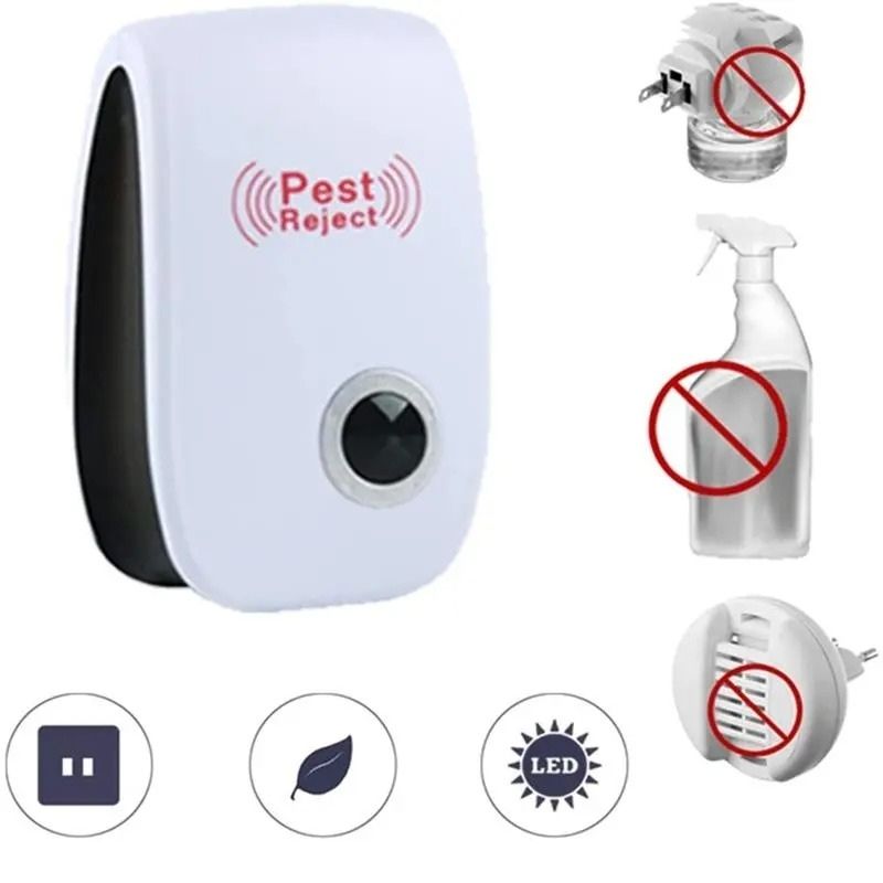 Ultrasonic Bed Bug Repellent Device with Water Resistant Design and Low Energy Operation All Vera Mart