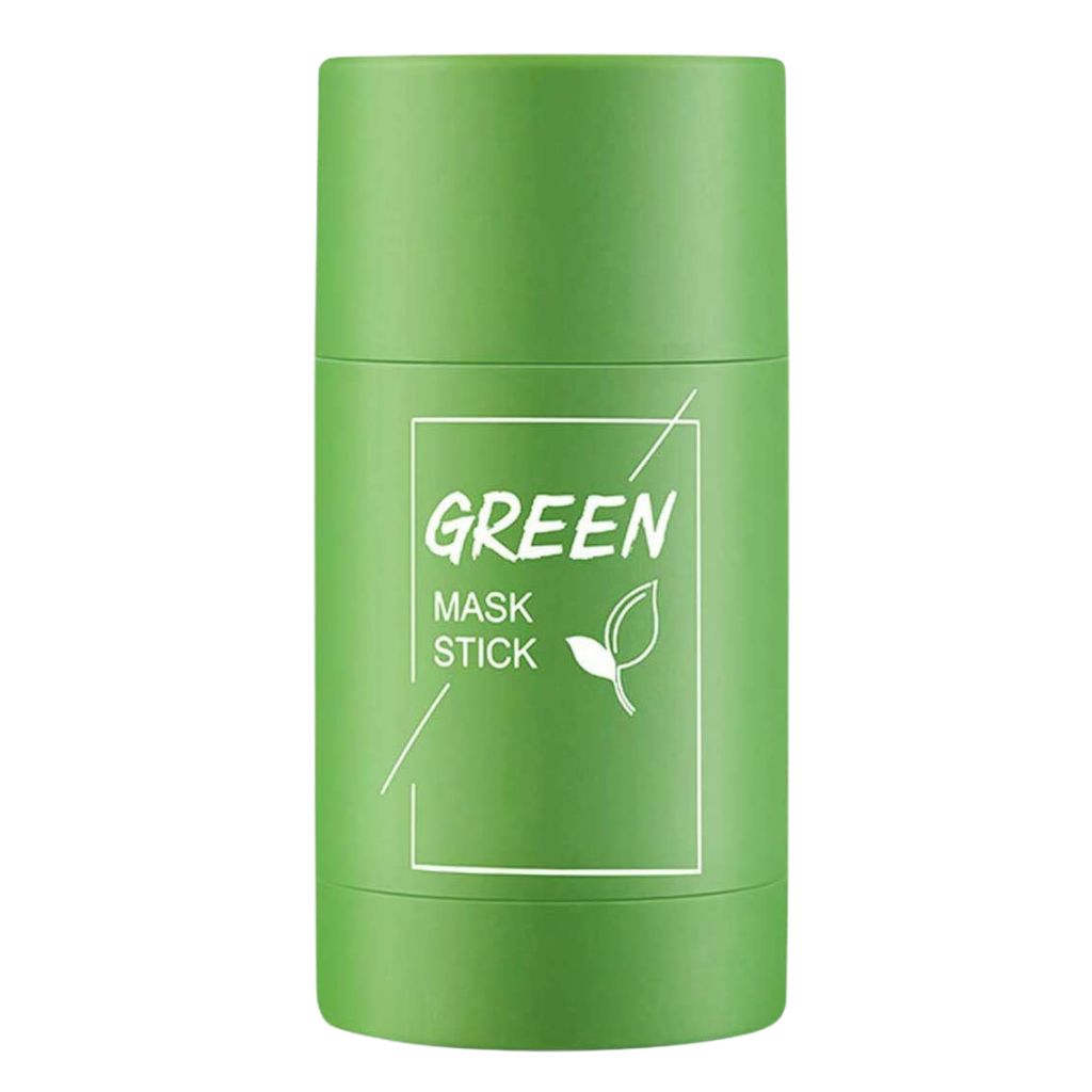 Green Tea Face Mask Stick with Roll-On Applicator and Pore Cleansing All Vera Mart