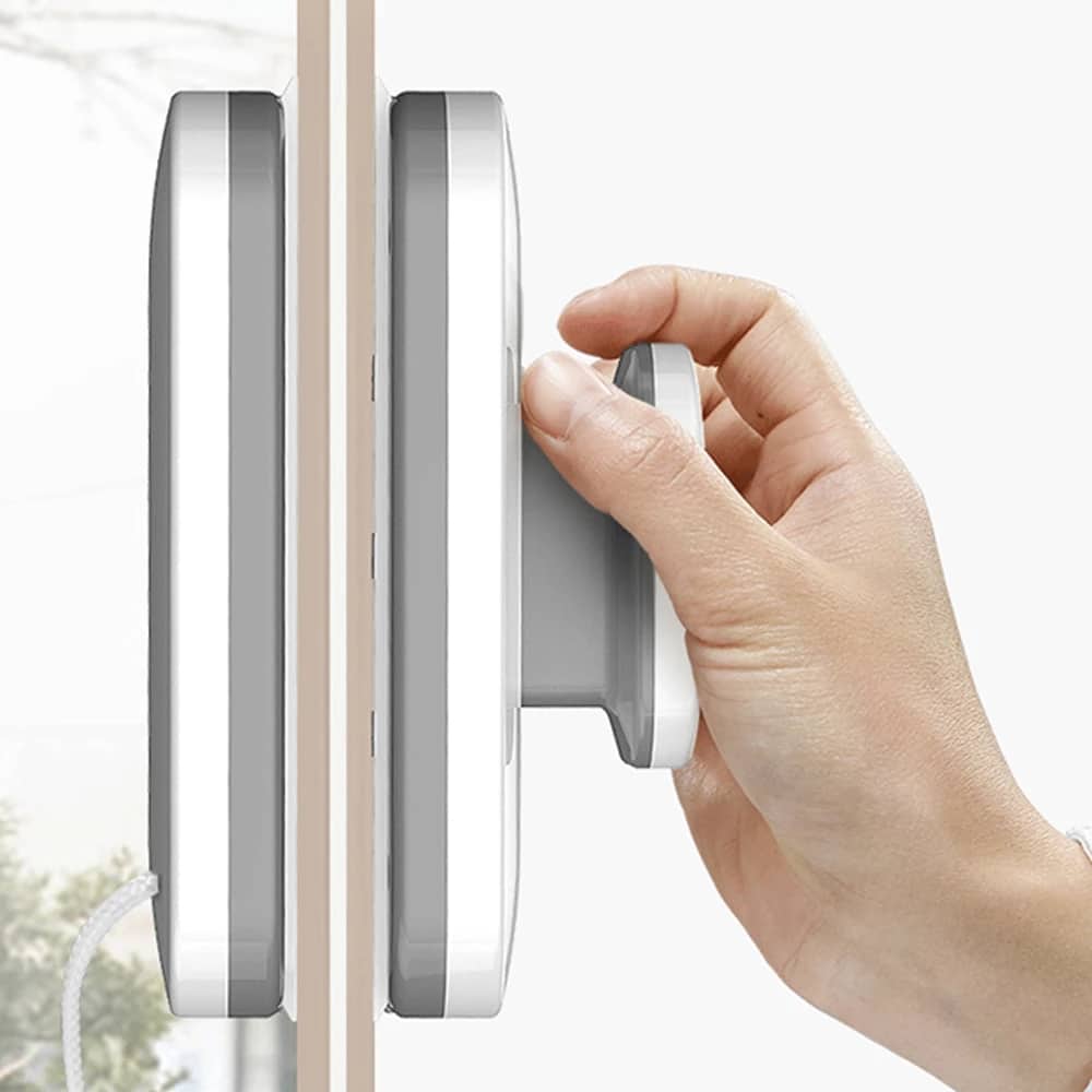 Motorized Magnetic Window Cleaner with Dual-Sided Cleaning and Safety Cord All Vera Mart