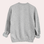 Women's Halloween Sweatshirt with Ghost and Pumpkin Print, Round Neck All Vera Mart