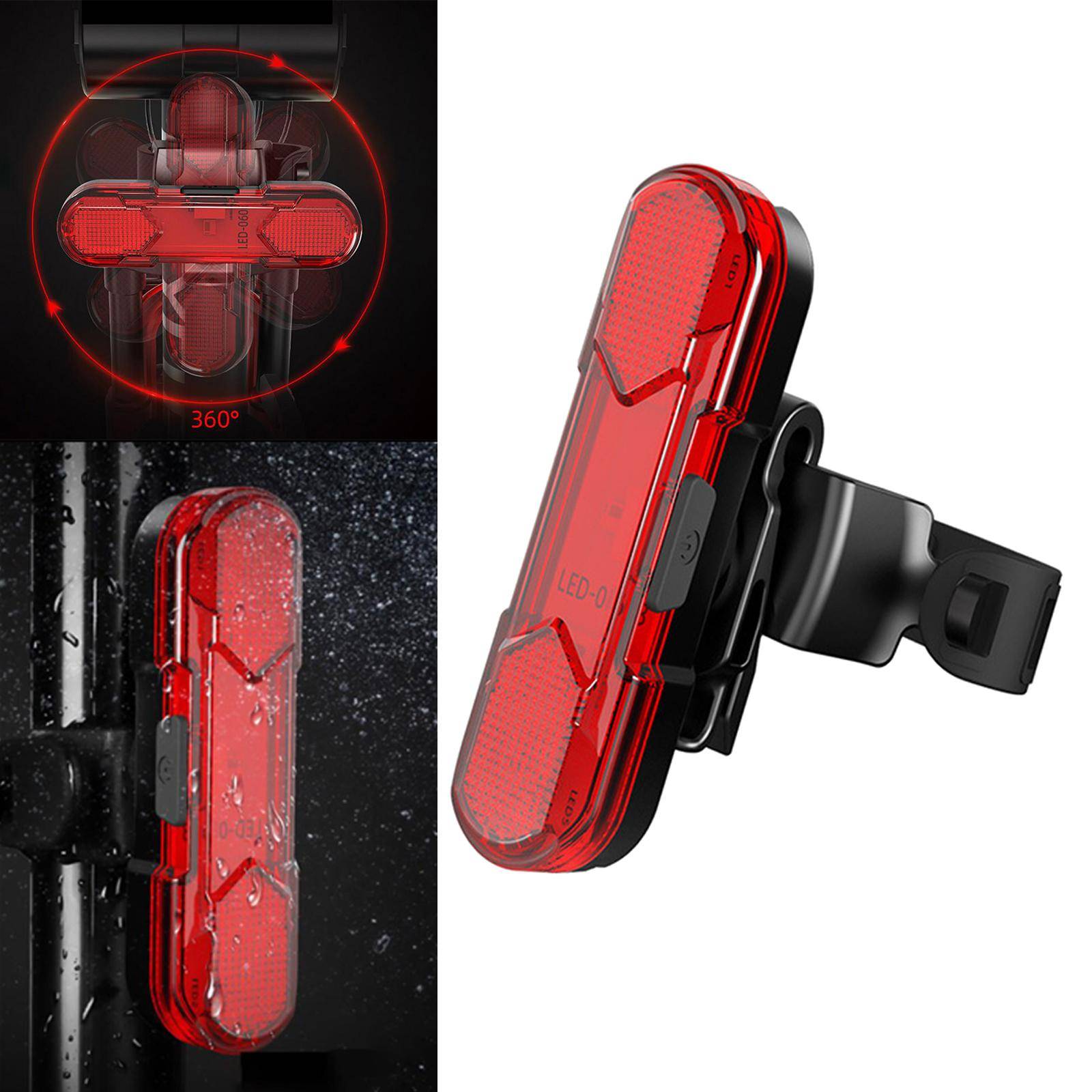 Bicycle Light Set with 1000 Lumen Front Beam and Rear Alert Light All Vera Mart