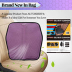 Gel Memory Foam Seat Cushion with Honeycomb Ventilation and Cooling Layer for Car or Office Chairs All Vera Mart