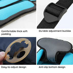 Portable Car Seat Cushion with Five Point Harness and Mesh Ventilation for Ages 0-12 All Vera Mart